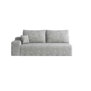 MAYEERTY 3-Seater Left Sofa Gray - 3-Seater Left Layout, Corduroy, No Assembly, for Living - 1 of 4