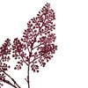 Northlight Glittered Leaves Artificial Christmas Spray - 18" - Deep Pink - 2 of 2