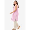 Woman Within Plus Size Lightweight Linen Vest - 4 of 4