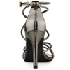 Allegra K Women's Open Toe Strappy Buckle Straps Stiletto Heel Sandals - 3 of 4