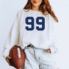 Football Jersey 99 -  Womens Sweatshirt - 2 of 3