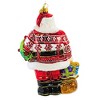 Huras Family 7.0 Inch Hygge Santa Christmas Hand-Painted Ornament Tree Ornaments - 3 of 3