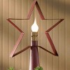 Park Designs Red Star Tree Top Lamp - 2 of 3