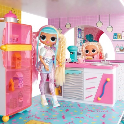 L.O.L. Surprise! - Brandclub - L.O.L. Surprise! OMG Fashion House Playset  with 85+ Surprises, Made From Real Wood