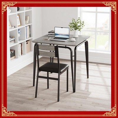 Garvee Dining Table for 2, Small Table and Chairs Set of 2, Square Dinette Set for 2, Dinner Table Set, 3 Piece(Table with 2 Chairs)