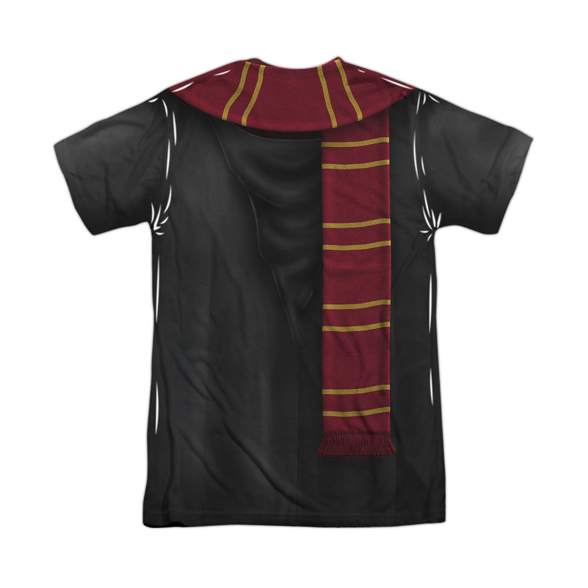 Men's Harry Potter Gryffindor Thin Scarf Short Sleeve Halloween Costume T-Shirt - thumbnail 3