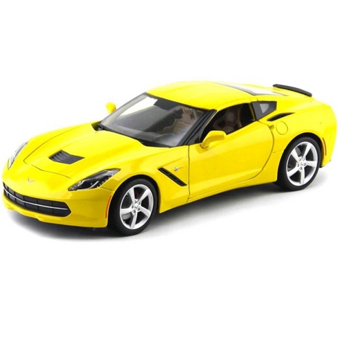 2014 Chevrolet Corvette C7 Stingray Yellow 1/18 Diecast Model Car by Maisto