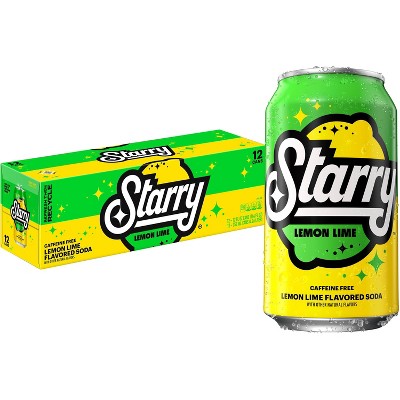 Starry Lemon Lime Soda - 12pk/12 Fl Oz Cans : Target