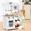 Infans Wooden Pretend Play Kitchen Set for Kids Toddlers w/ Accessories & Sink - 4 of 4