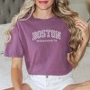 Simply Sage Market Women's Embroidered Boston Massachusetts Short Sleeve Garment Dyed Tee - 2 of 3