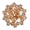 Crystorama Lighting Addis 6 - Light Chandelier in  Aged Brass - 3 of 4