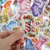 Unique Bargains Waterproof Nordic Christmas Stickers Colorful 1.57"-3.15" 50 Pcs - 2 of 4