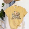 Simply Sage Market Women's Can't Be Tamed Horse Short Sleeve Garment Dyed Tee - 2 of 2