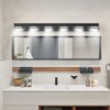 VYNXARIA Black Wall Lights, Modern 6-Light Vanity Fixture with Minimalist Elegance - 3 of 4