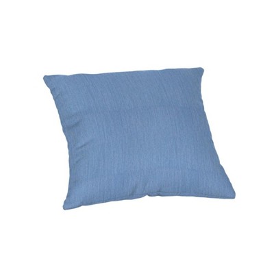 Casual Cushion Solid Sunbrella Fabric 1-Piece Indoor/Outdoor Square Throw Pillow