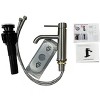 Kumasinova 7.9" Single Handle Bathroom Sink Faucet,1-Hole Stainless Steel Vanity Basin Mixer Faucet Lavatory Tap - 4 of 4