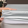 PiccoCasa 14" Silky Deep Pocket Breathable Soft Fitted Sheet - 4 of 4