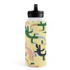 MSRYSTUDIO Crocodile Geometry Water Bottle - Society6 - 3 of 4