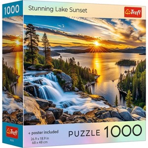 Trefl Red Lake Tahoe Sunset 1000 Piece Puzzle - 1 of 4
