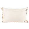 Tan Middle Striped 14X22 Hand Woven Filled Pillow - Foreside Home & Garden - 3 of 4