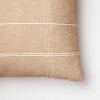 Oversized Woven Windowpane Square Throw Pillow - Threshold™ designed with Studio McGee - image 3 of 4