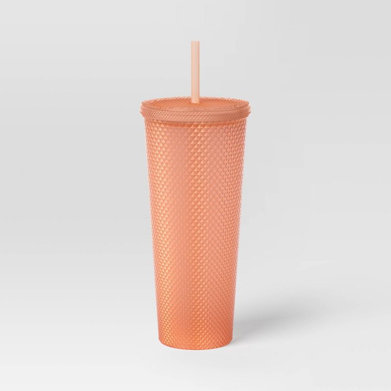 24oz Plastic Tumbler with Straw - Opalhouse™, 1 of 7