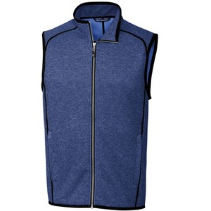 Cutter & Buck Mainsail Sweater-Knit Mens Full Zip Vest - 1 of 2