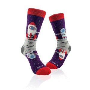 Astronaut on the Moon Socks from the Sock Panda (Tween Sizes, Small) - 1 of 4