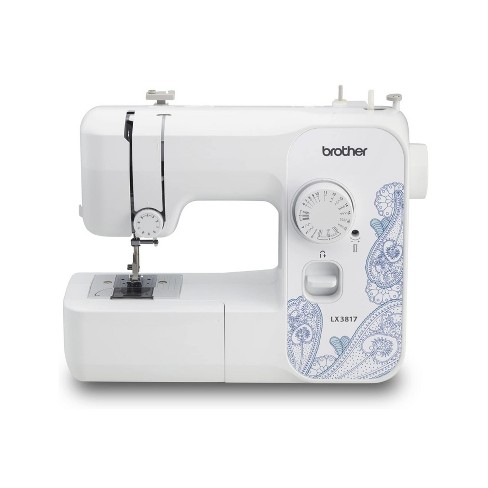 Singer Portable Steel Sewing Machine with LED Lighting and Accessories, White