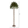 7ft Nearly Natural Pre-Lit LED Slim Palm Artificial Christmas Tree Warm White Lights - 2 of 4