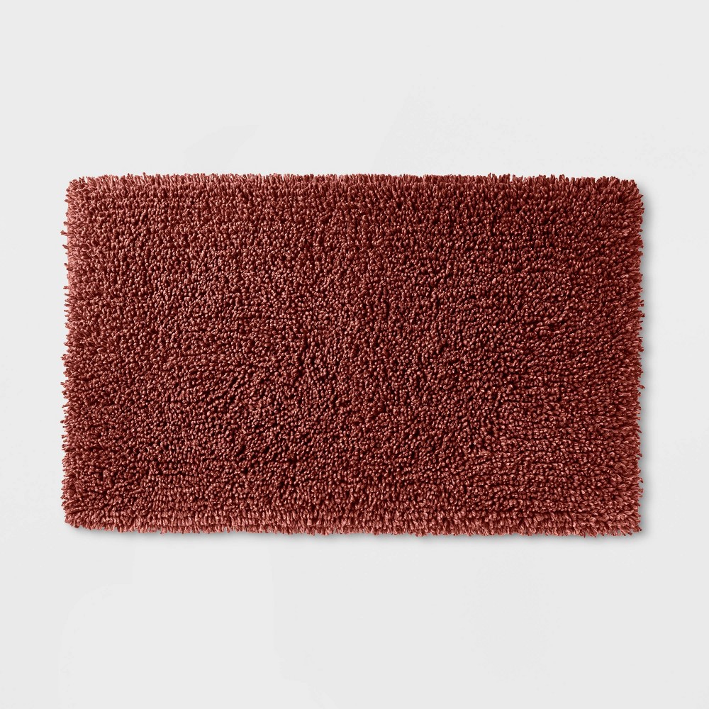 21inx34in Mélange Looped Bath Rug Clay - Casaluna™