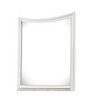 Royal Hampton Dresser Mirror, Curved Crown Molded Details, White Solid Wood - 2 of 4