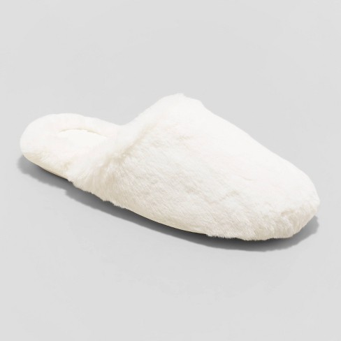 Girls Black Color Fur Slippers Memory Foam Flip Flop Slippers for Women  Indoor Wear Bedroom Slippers