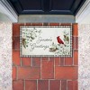Stupell Industries Winter Cardinals & Dogwood Printed Outdoor Door Mat, design by Danielle Murray, 18"x30" - 3 of 4