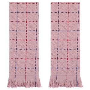 REGALWOVEN Kitchen Hotel Spa Cotton Soft Absorbent Farmhouse Decorative Hand Towel 13" x 29" 2 Pcs - 1 of 4
