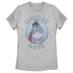 Women's Winnie the Pooh Eeyore Monday Mood T-Shirt - 1 of 4