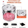 VEVOR Alcohol Still, 8 Gal / 30 L Stainless Steel Water Alcohol Distiller with Copper Coil for Fast Cooling, Dual Condenser Distiller Kit, Silver - 4 of 4