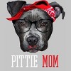 Men's Design By Humans Mother's Day Pittie Mom Pitbull Dog Lovers By dandingroz T-Shirt - 2 of 2