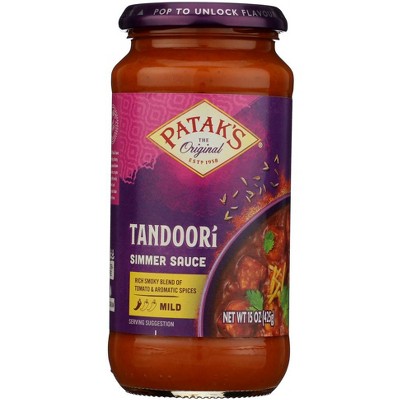 Pataks Tandoori Simmer Sauce - 6 pack, 15 oz