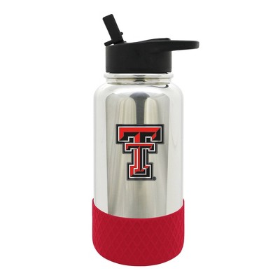 NCAA Texas Tech Red Raiders 32oz Chrome Thirst Hydration Water Bottle