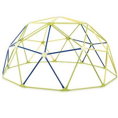 HearthSong 10' Diam. x 5'H Geodesic Climbing Dome Jungle Gym and Play Structure for Multiple Kids