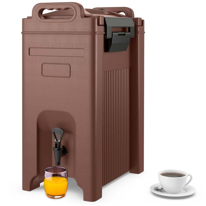 Costway 1/2/3/4 PCS Insulated Beverage Server/Dispenser 5 Gallon Hot & Cold Drinks with Handles Coffee, 1 of 10