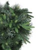 Northlight 46" Ashcroft Cashmere Pine Artificial Christmas Teardrop Swag - Unlit - 2 of 4