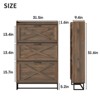 Shoe Storage Cabinet with 3 Flip Drawers - 2 of 4