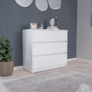 NicBex 3 Drawer Dresser,33.5 Inch Wide Wood Storage Cabinet for Living Room,Entryway,Bedroom,Hallway - 1 of 4