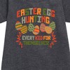 - Instant Message - Easter Egg Every Kid Graphic Short Sleeve Fleece Dress - 2 of 4