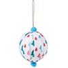 The Lakeside Collection Sets of 2 Patterned Paper Ball Ornaments - 2 of 2