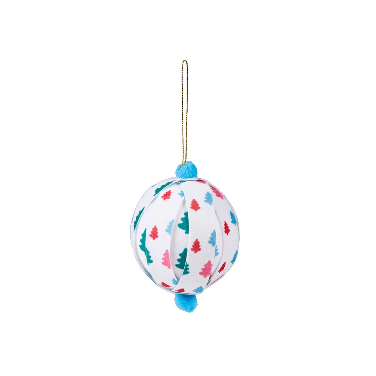 The Lakeside Collection Patterned Paper Ball Ornaments Set of 2 - - thumbnail 8