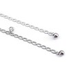Anna-Kaci Women's Chain Belt with Oval Link Design and Hanging Ball Accents 49x0.4in - 2 of 3