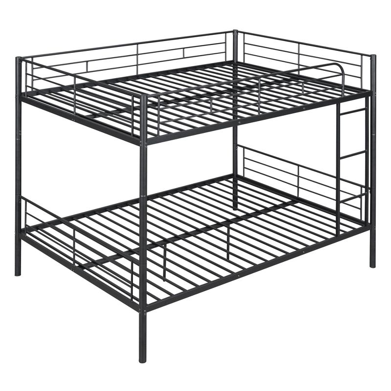 Full Over Full Size Metal Bunk Bed - ModernLuxe, 4 of 9